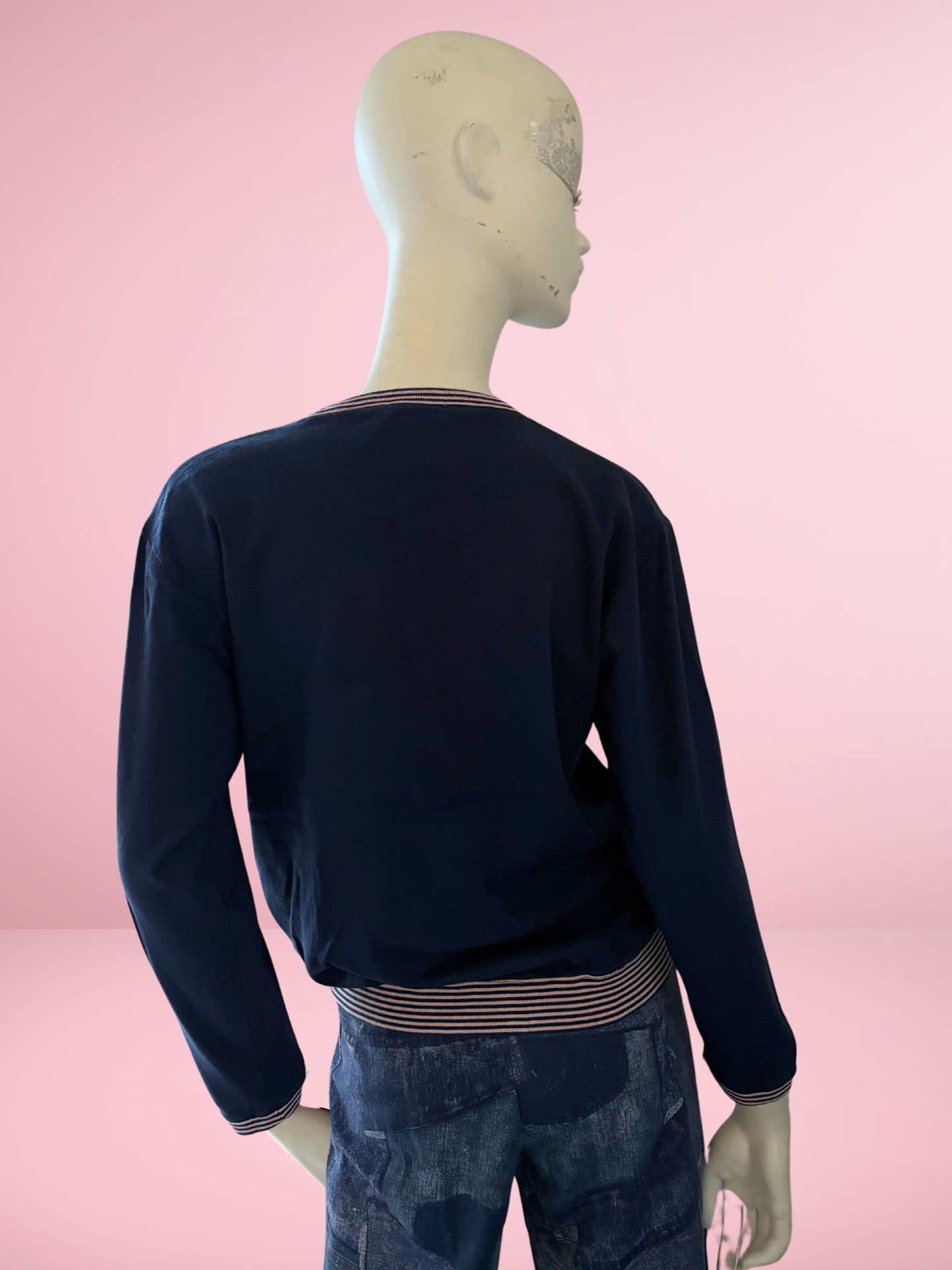 Vintage MCM Logo Jersey Sweatshirt