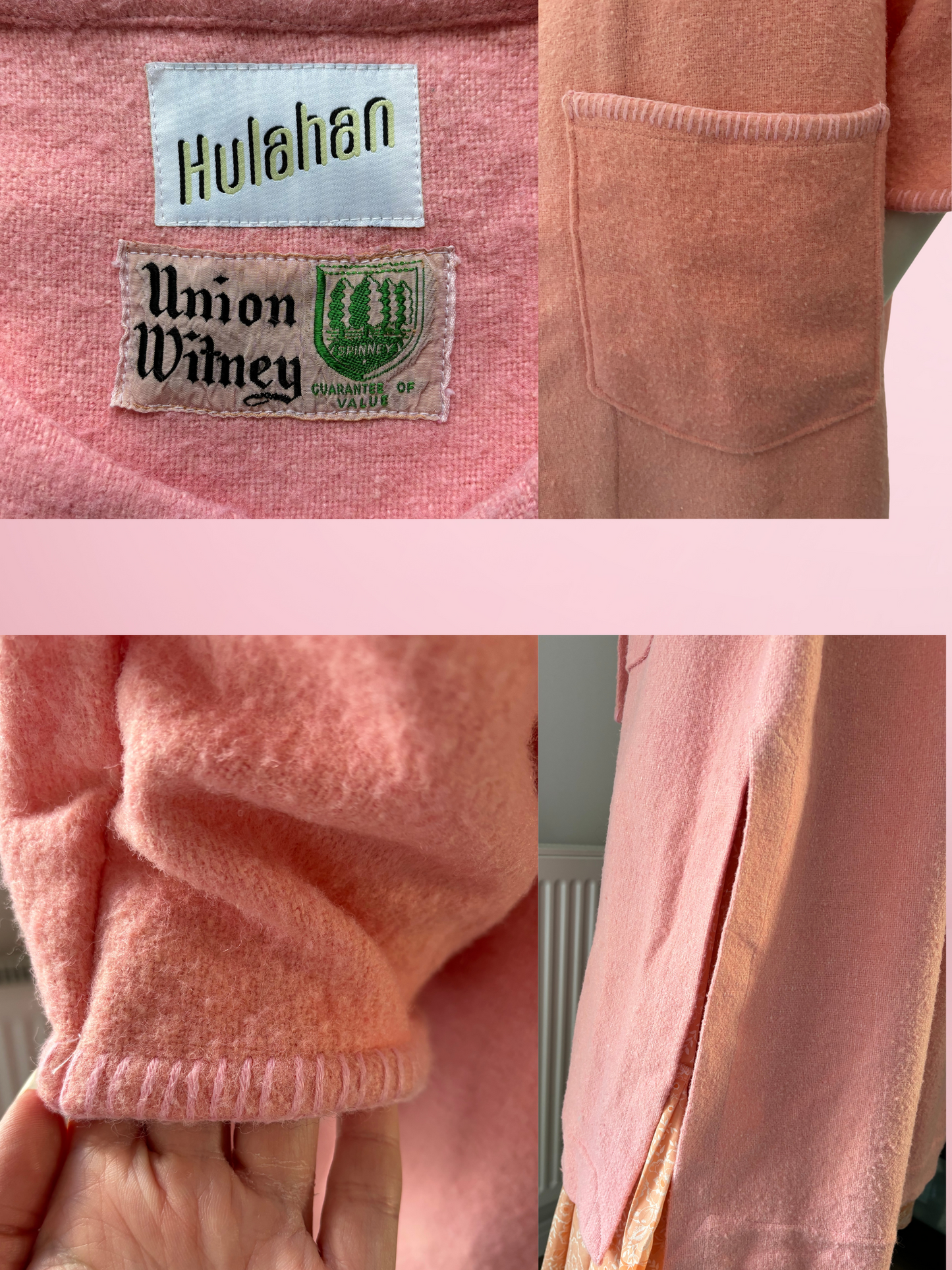 Handmade Reworked Blanket Coat by Hulahan