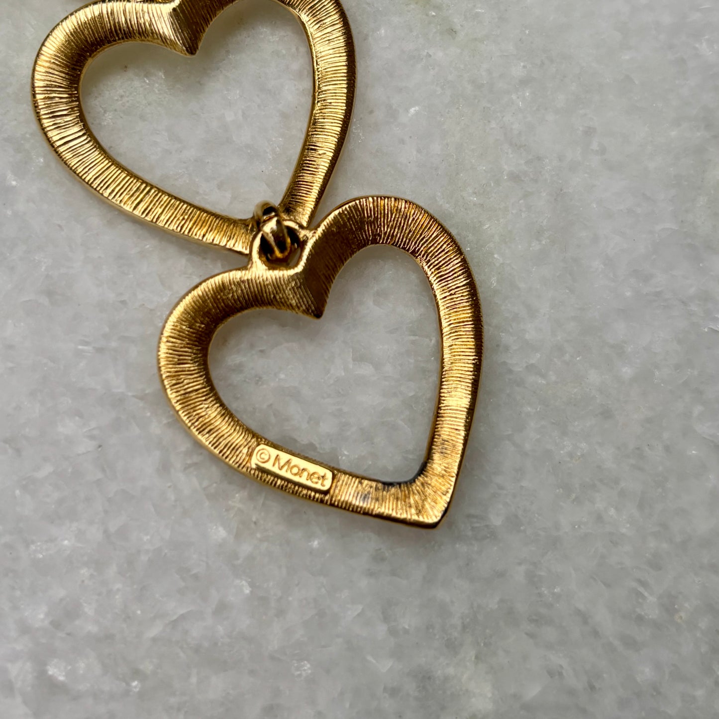 Monet Gold Plated Heart Link T-Bar Bracelet