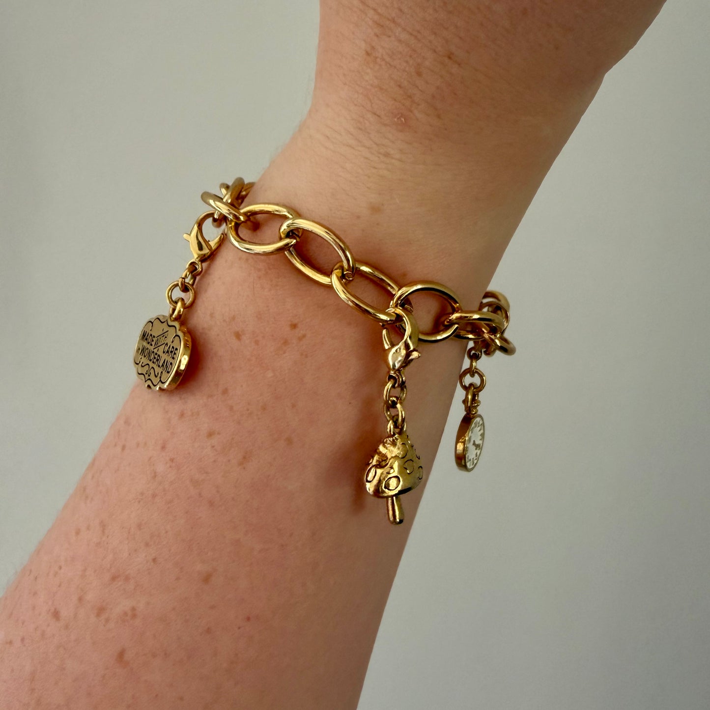 Disney Couture Alice in Wonderland Charm Bracelet