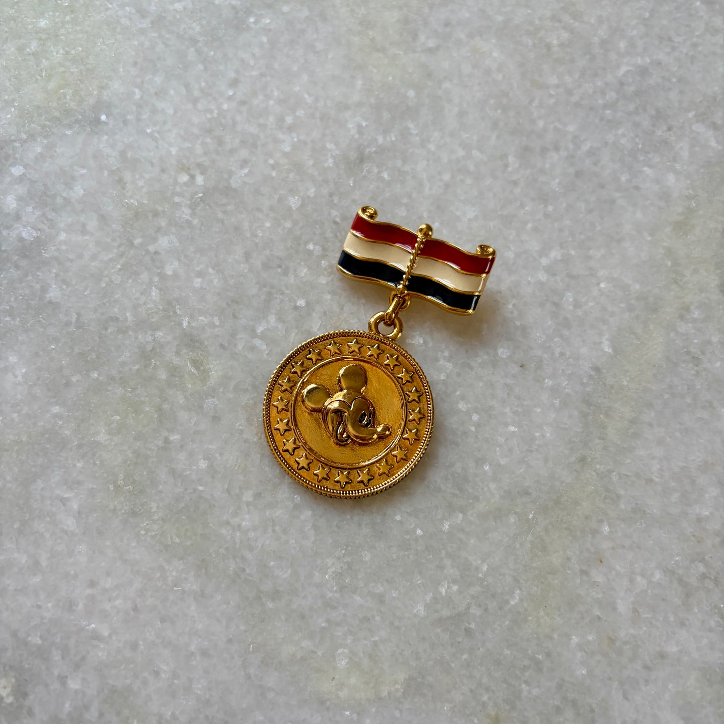 Napier x Disney Mickey Mouse Medal Brooch
