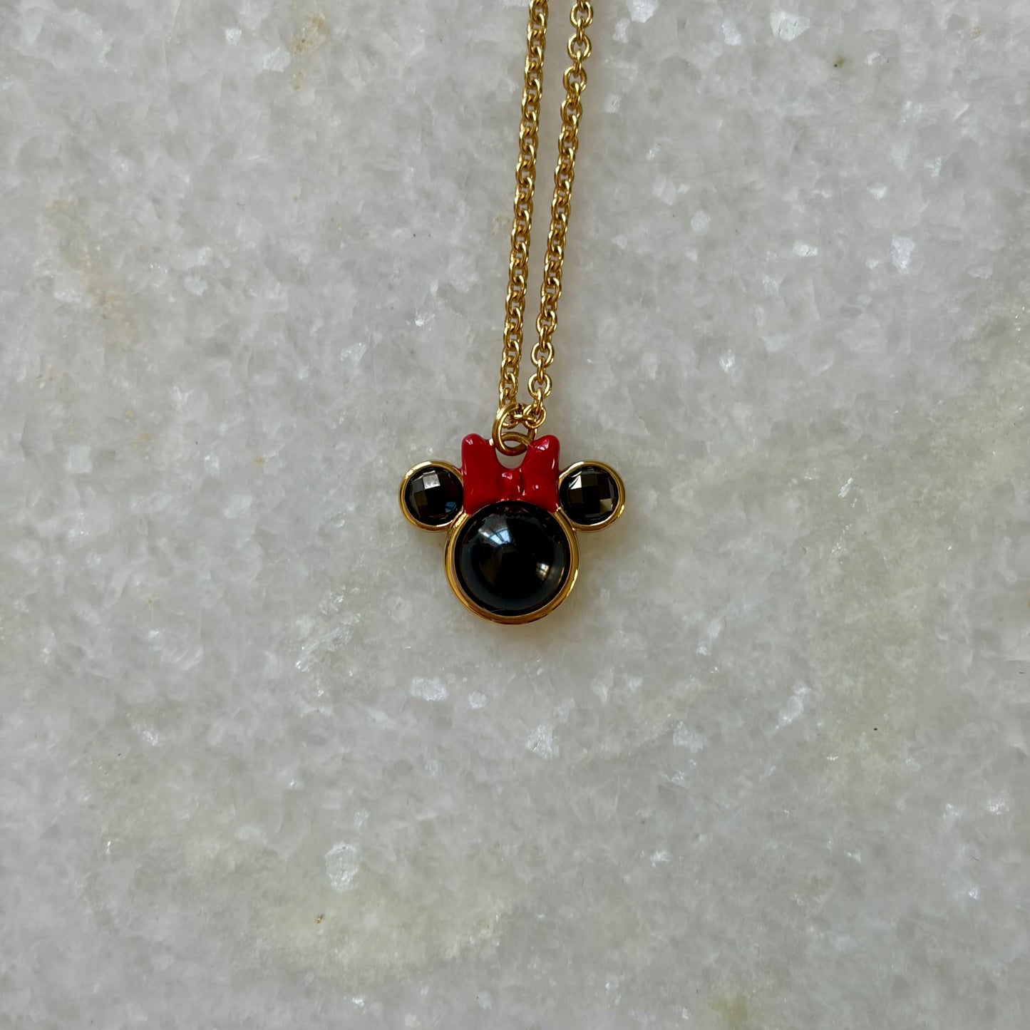 Kate Spade x Disney Minnie Mouse Pendant Necklace