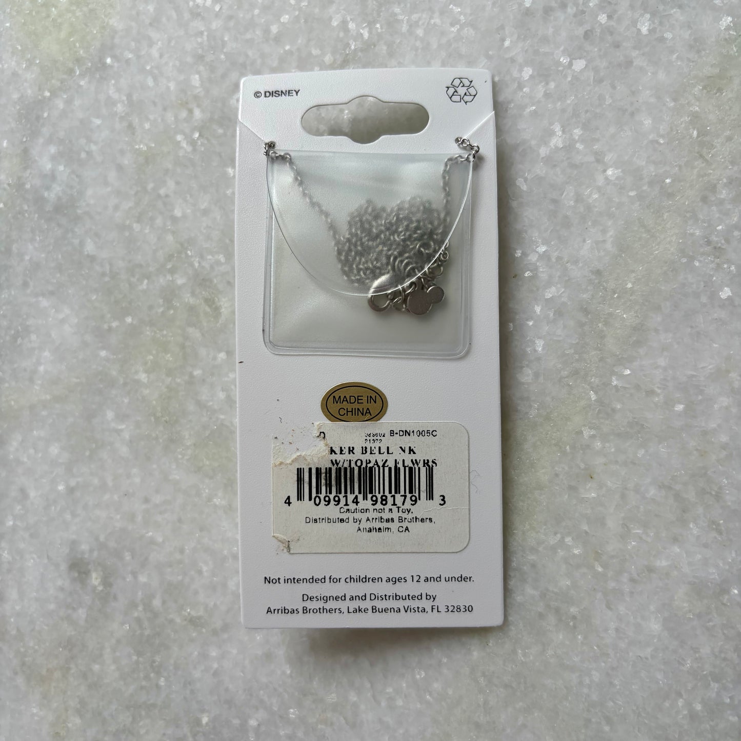Disneyland Resort x Arribas Brothers Tinkerbell Necklace