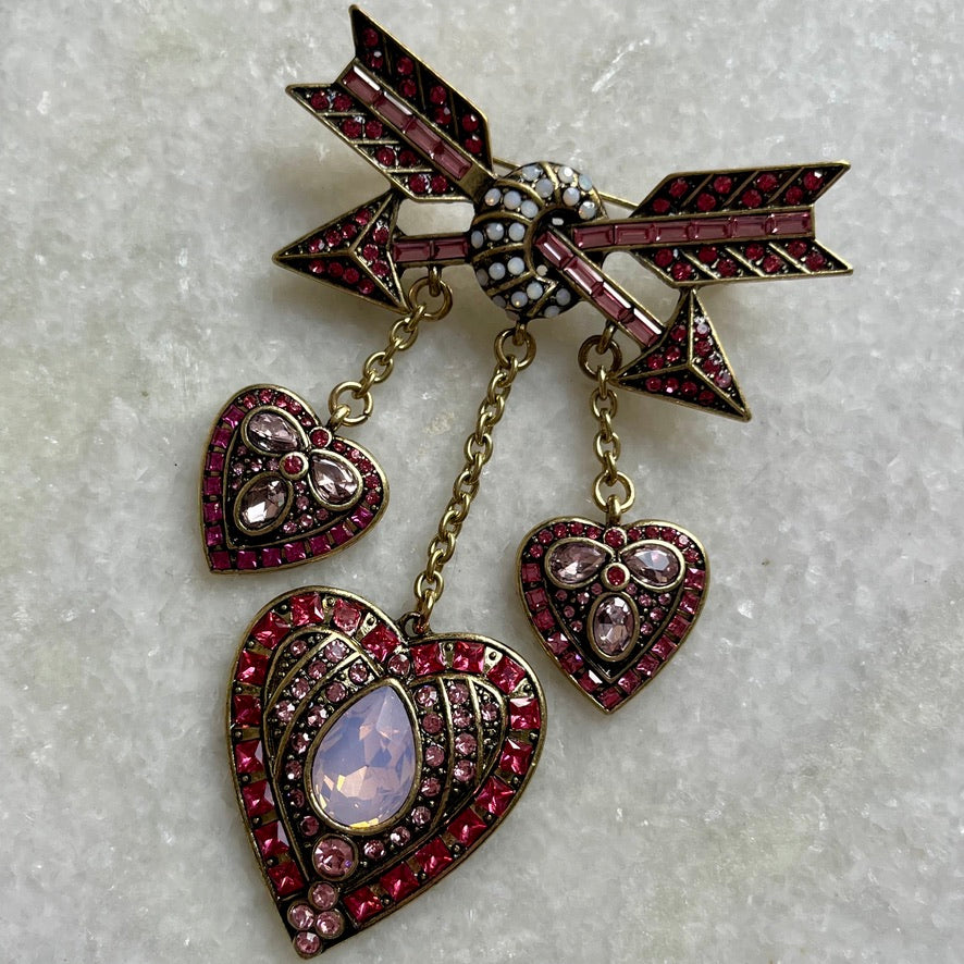 Heidi Daus 'Lots of Love' Brooch