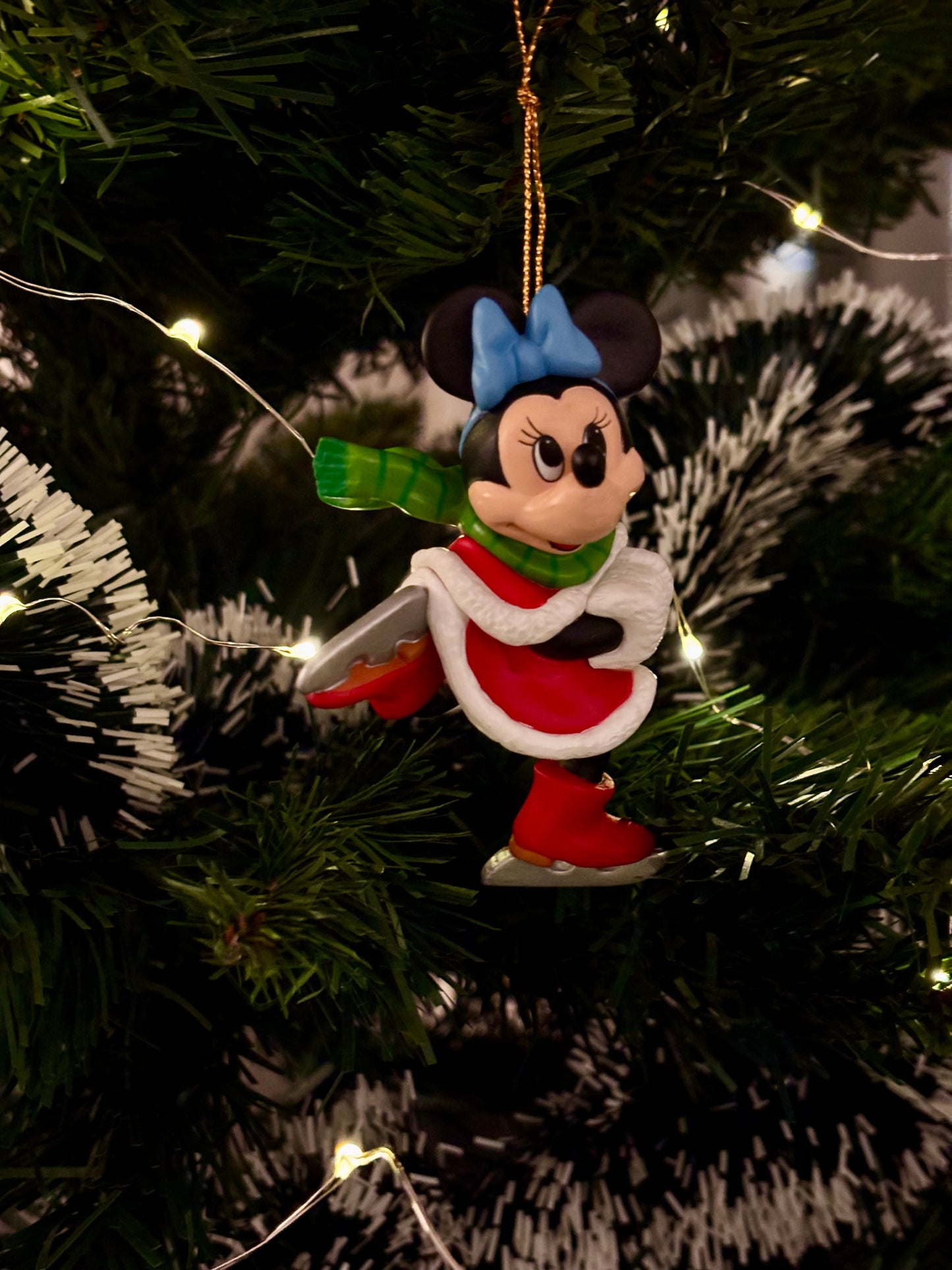 Minnie Mouse Ice Skating Christmas Decoration