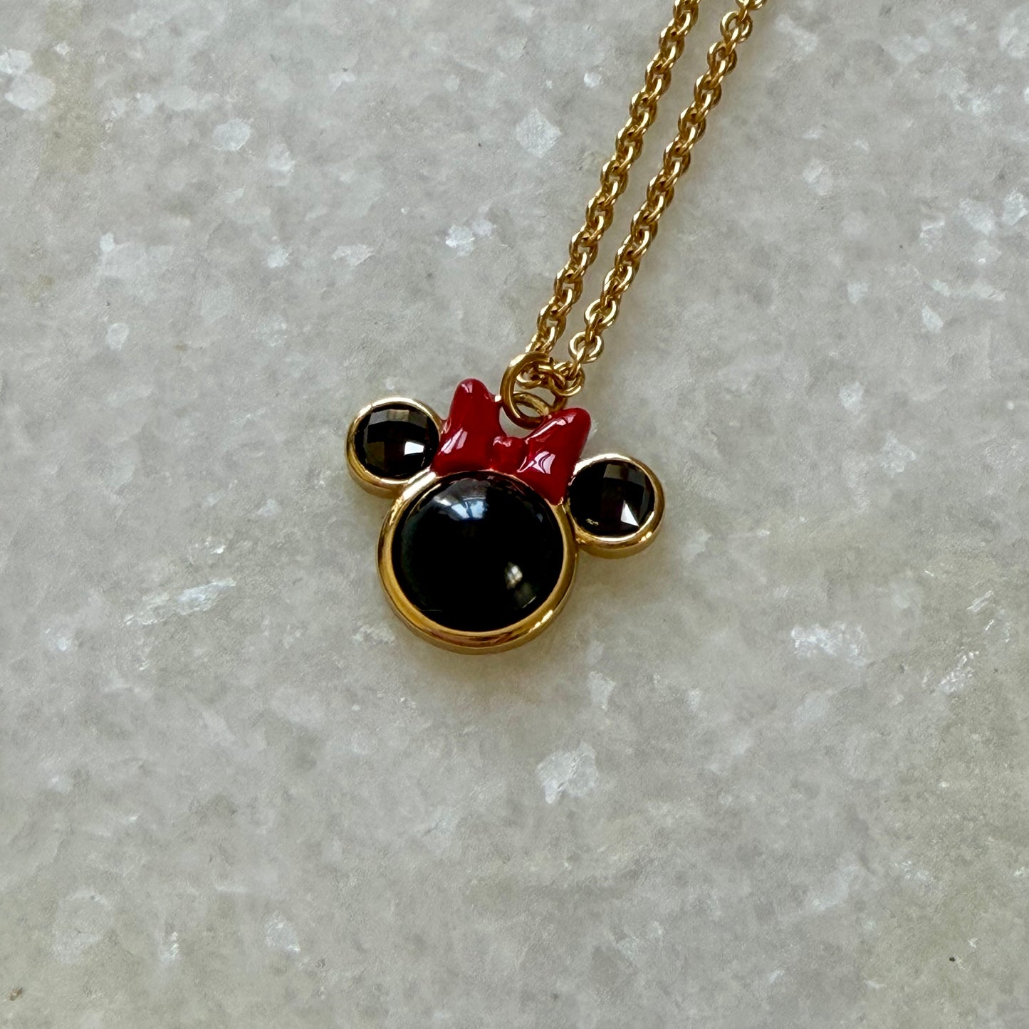 Kate Spade x Disney Minnie Mouse Pendant Necklace