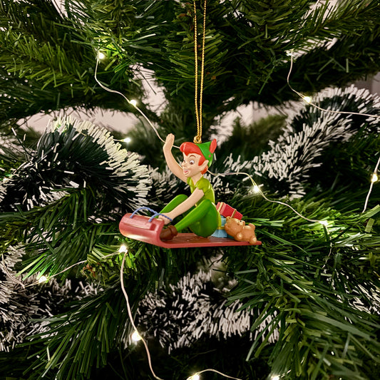 Peter Pan on Sledge Christmas Decoration