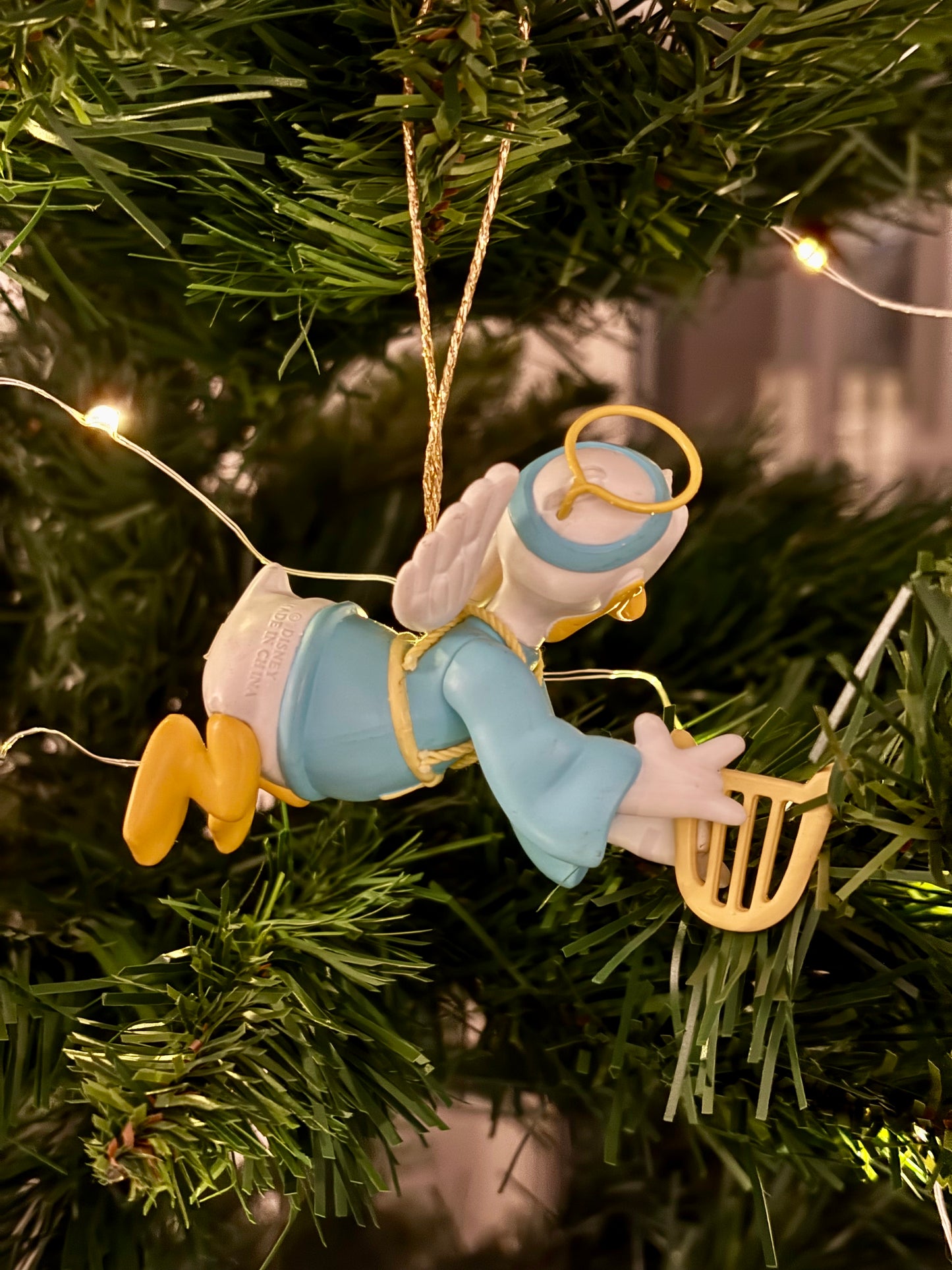 Angel Donald Duck Christmas Decoration