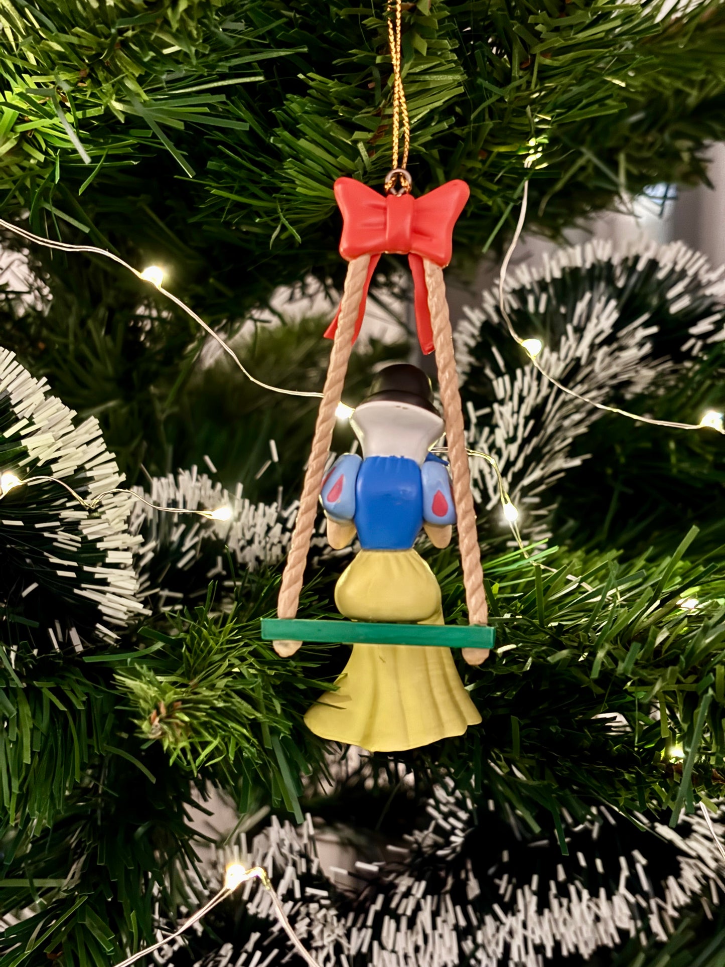Snow White on Swing Christmas Decoration