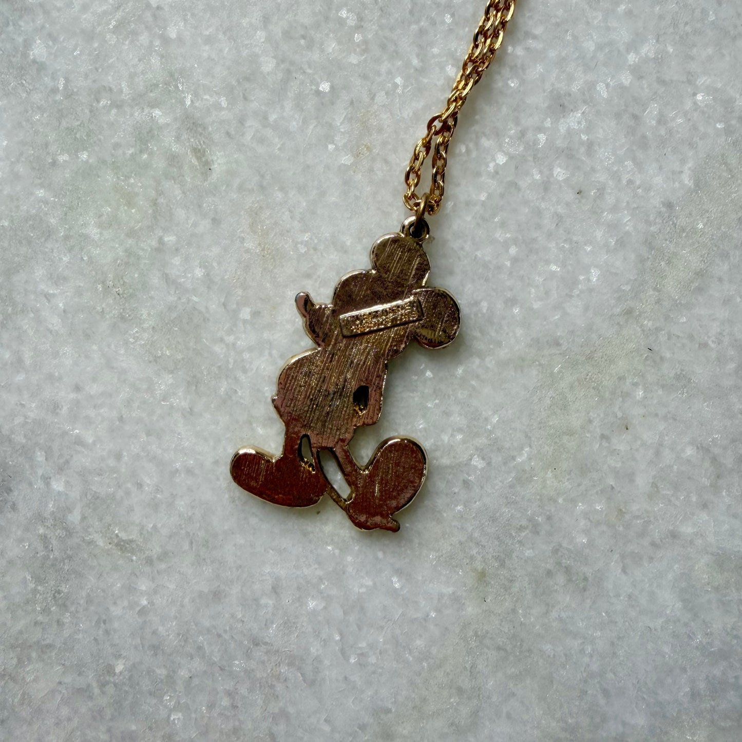 Vintage Mickey Mouse Pendant Necklace by Walt Disney Productions