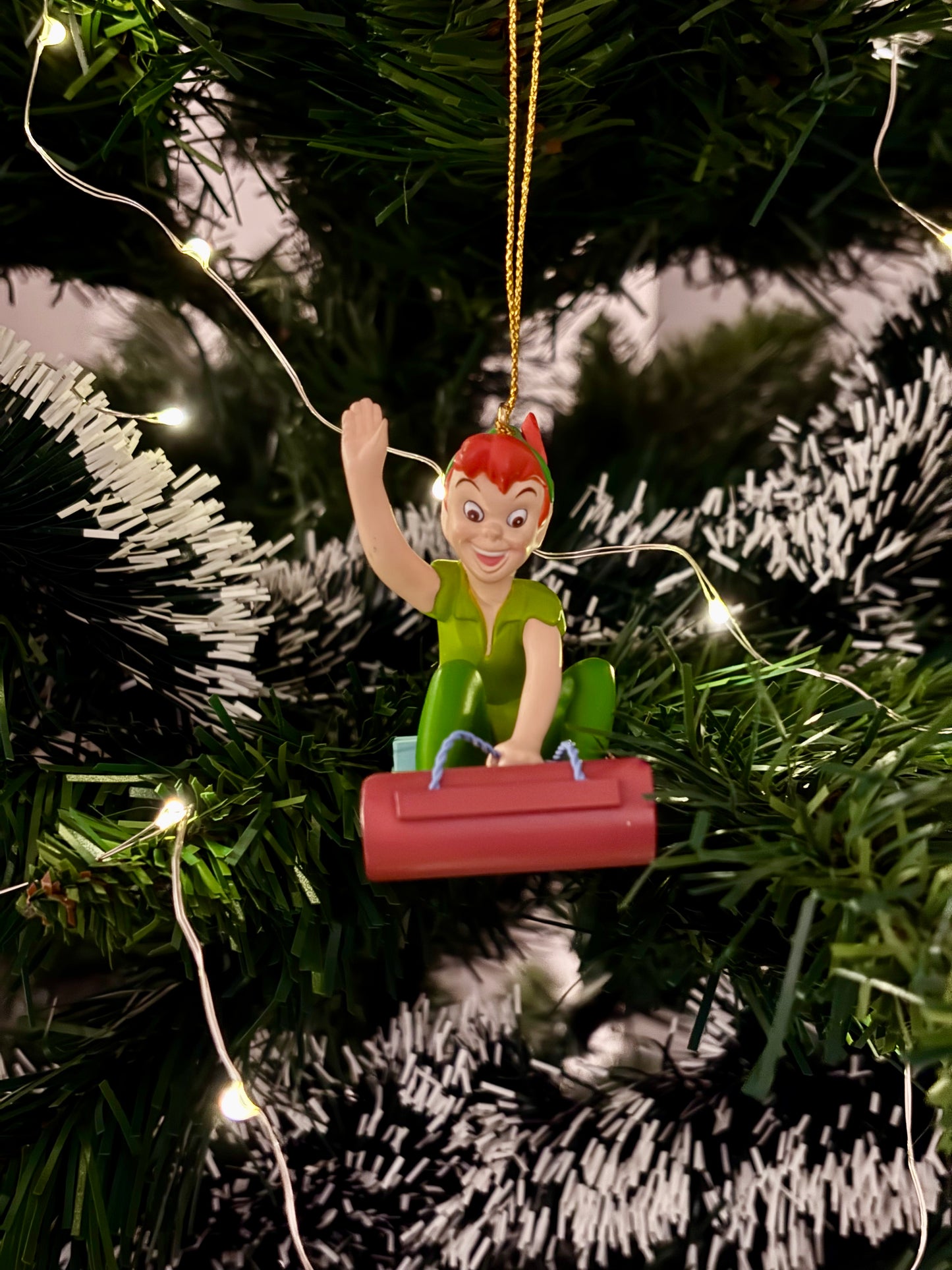 Peter Pan on Sledge Christmas Decoration