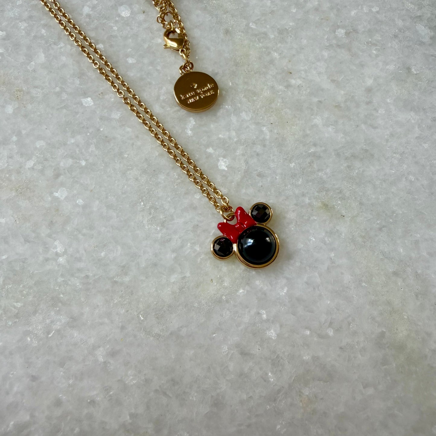 Kate Spade x Disney Minnie Mouse Pendant Necklace