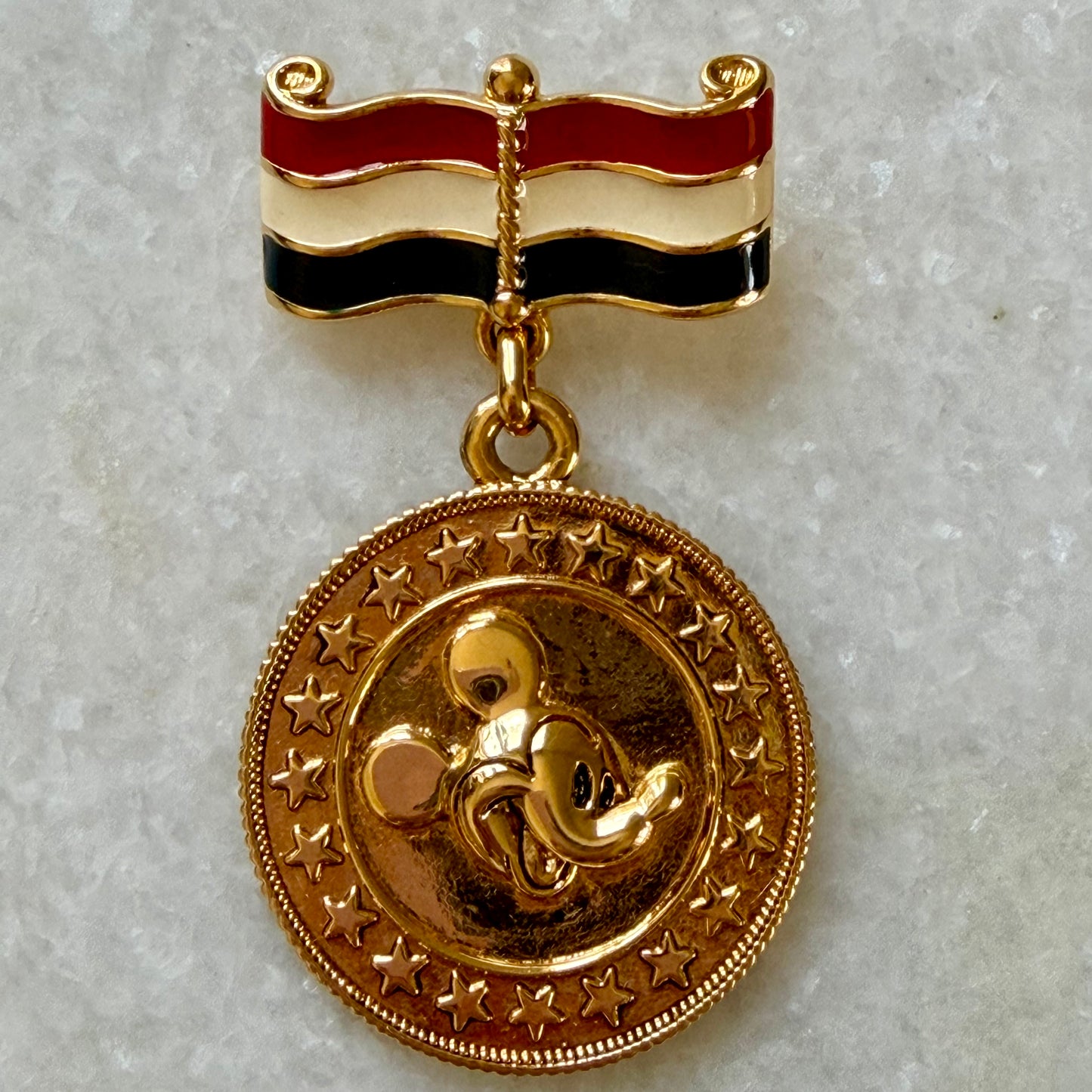 Napier x Disney Mickey Mouse Medal Brooch