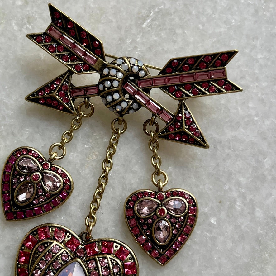 Heidi Daus 'Lots of Love' Brooch