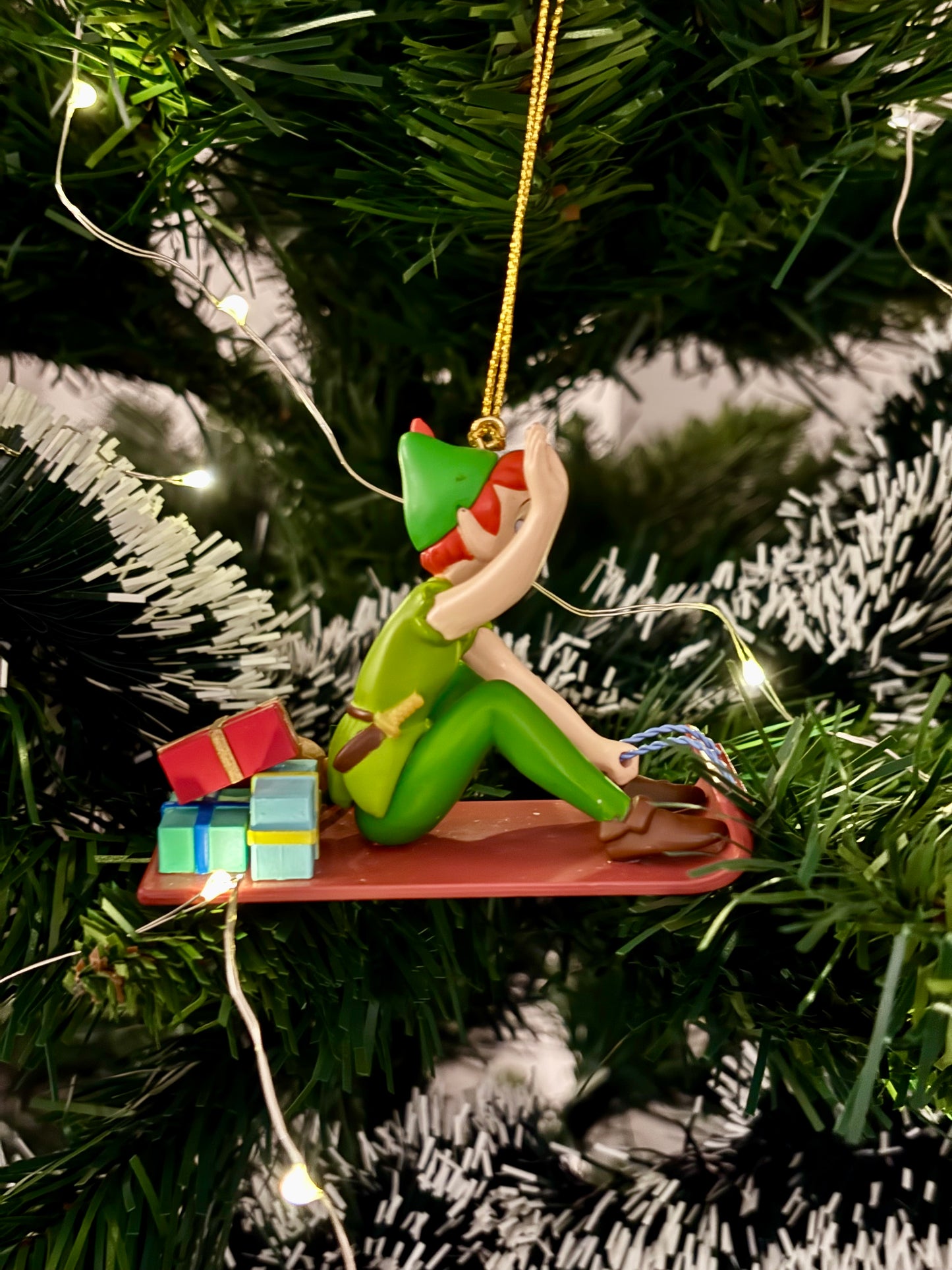 Peter Pan on Sledge Christmas Decoration