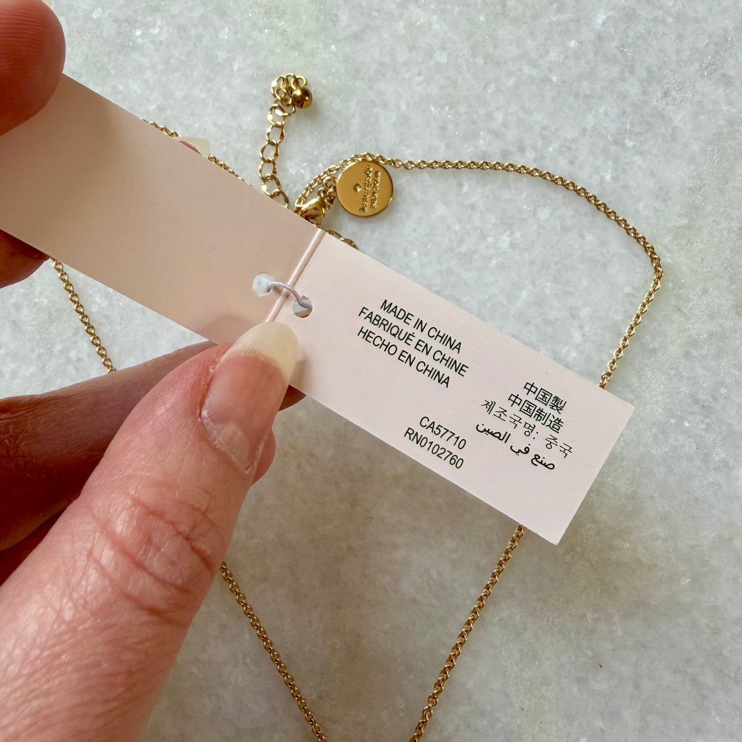 Kate Spade x Disney Minnie Mouse Pendant Necklace