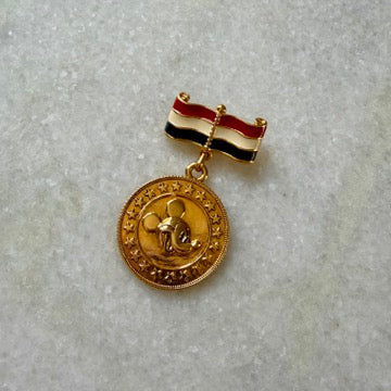 Napier x Disney Mickey Mouse Medal Brooch