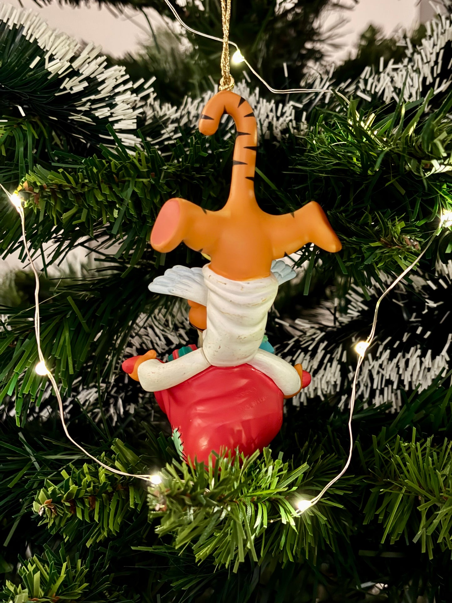 Angel Tigger with Presents Christmas Decoration