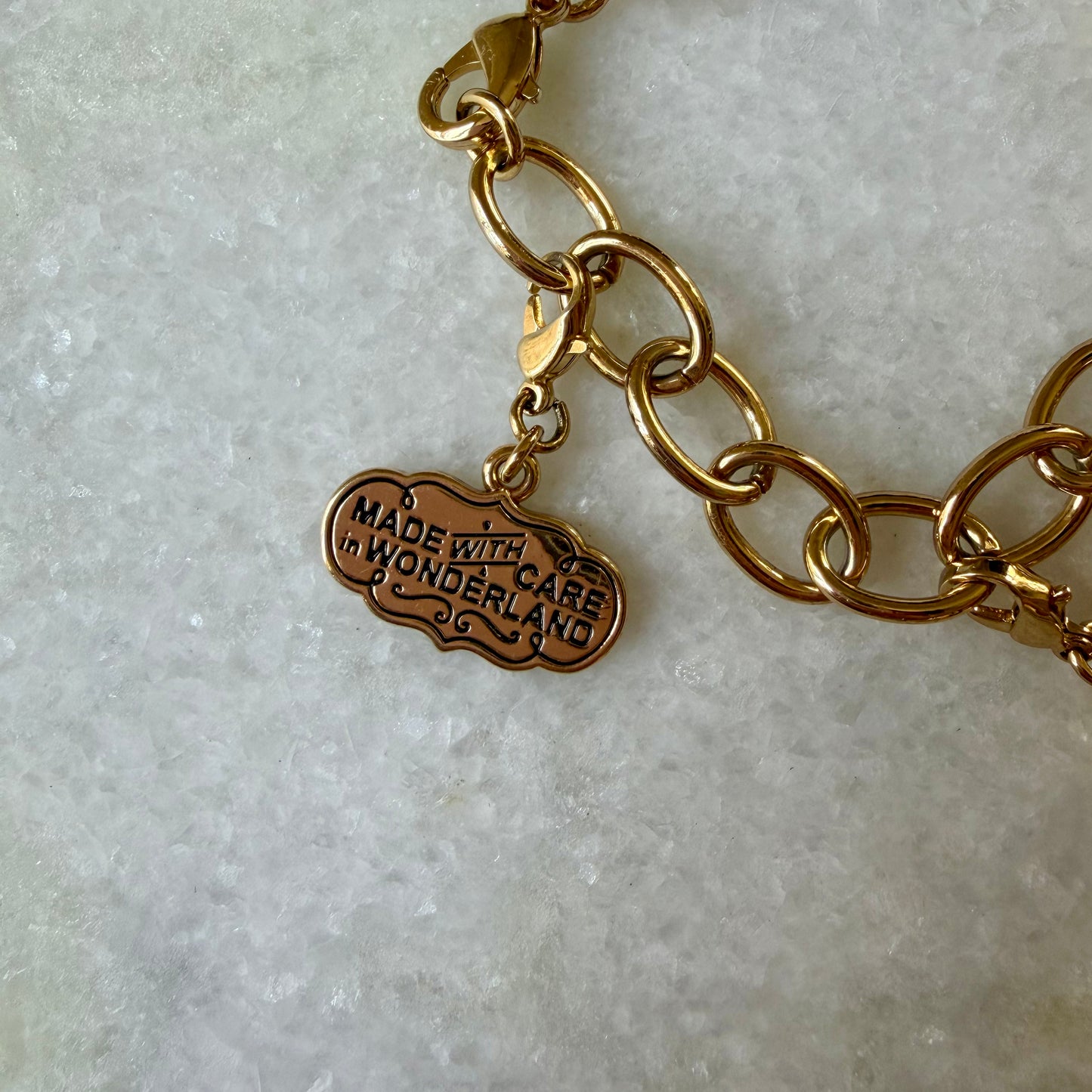 Disney Couture Alice in Wonderland Charm Bracelet