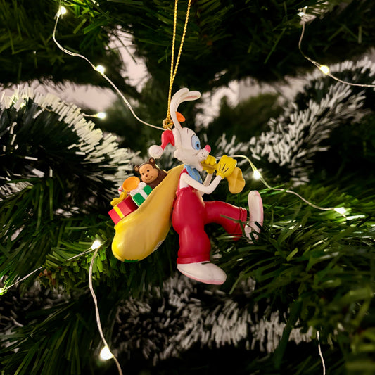 Roger Rabbit with Presents Sack Christmas Decoration