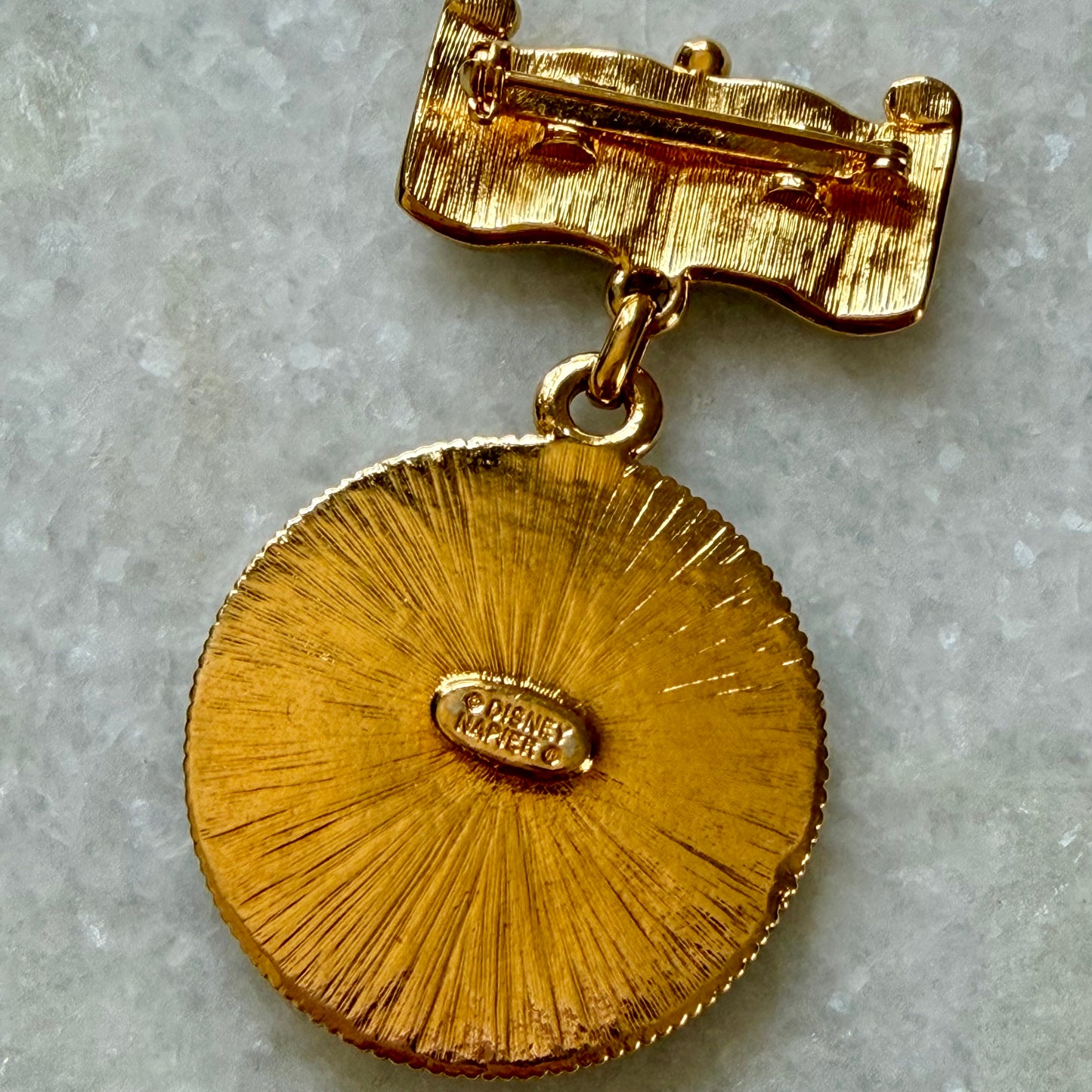 Napier x Disney Mickey Mouse Medal Brooch