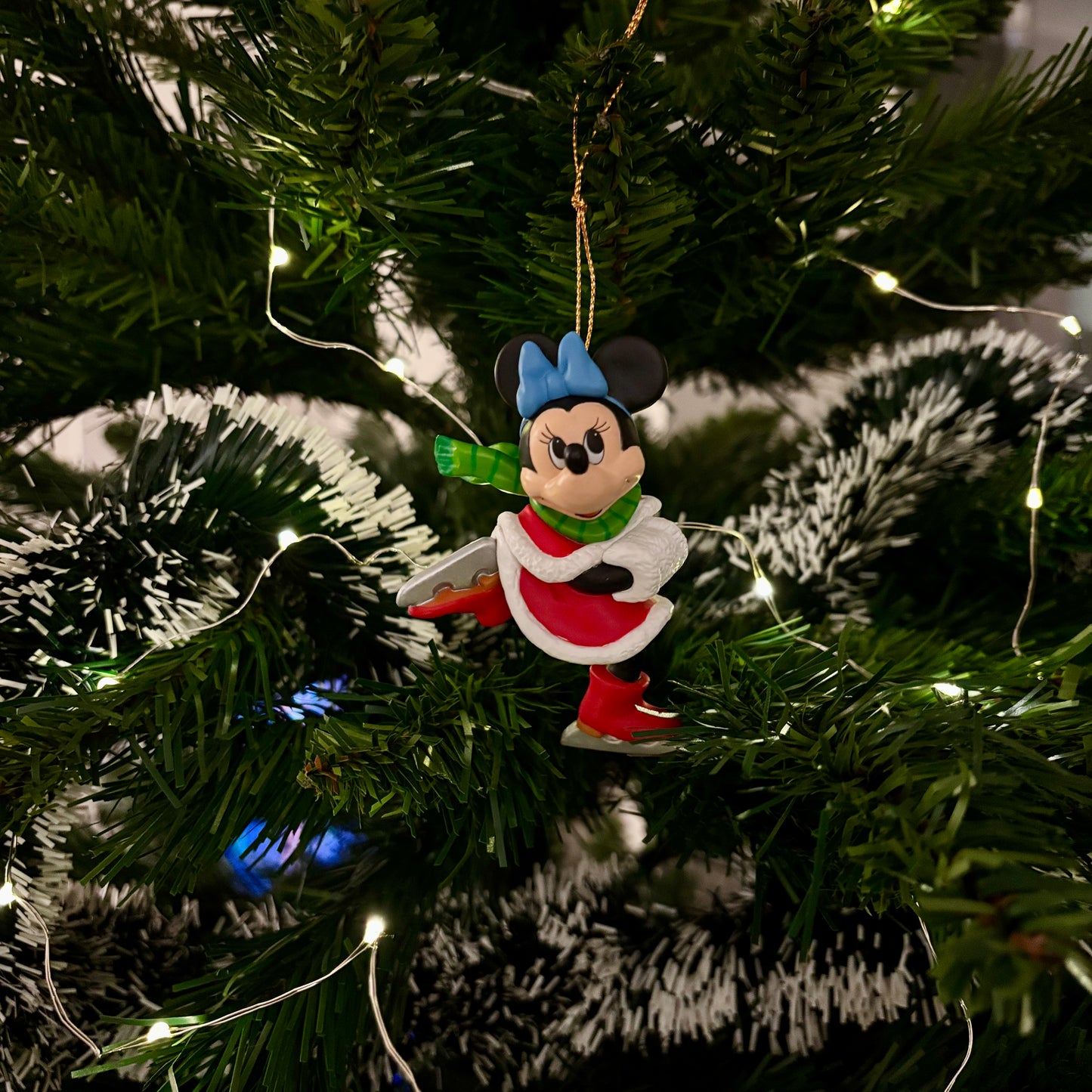 Minnie Mouse Ice Skating Christmas Decoration
