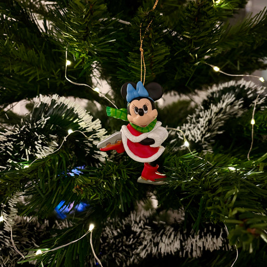 Minnie Mouse Ice Skating Christmas Decoration