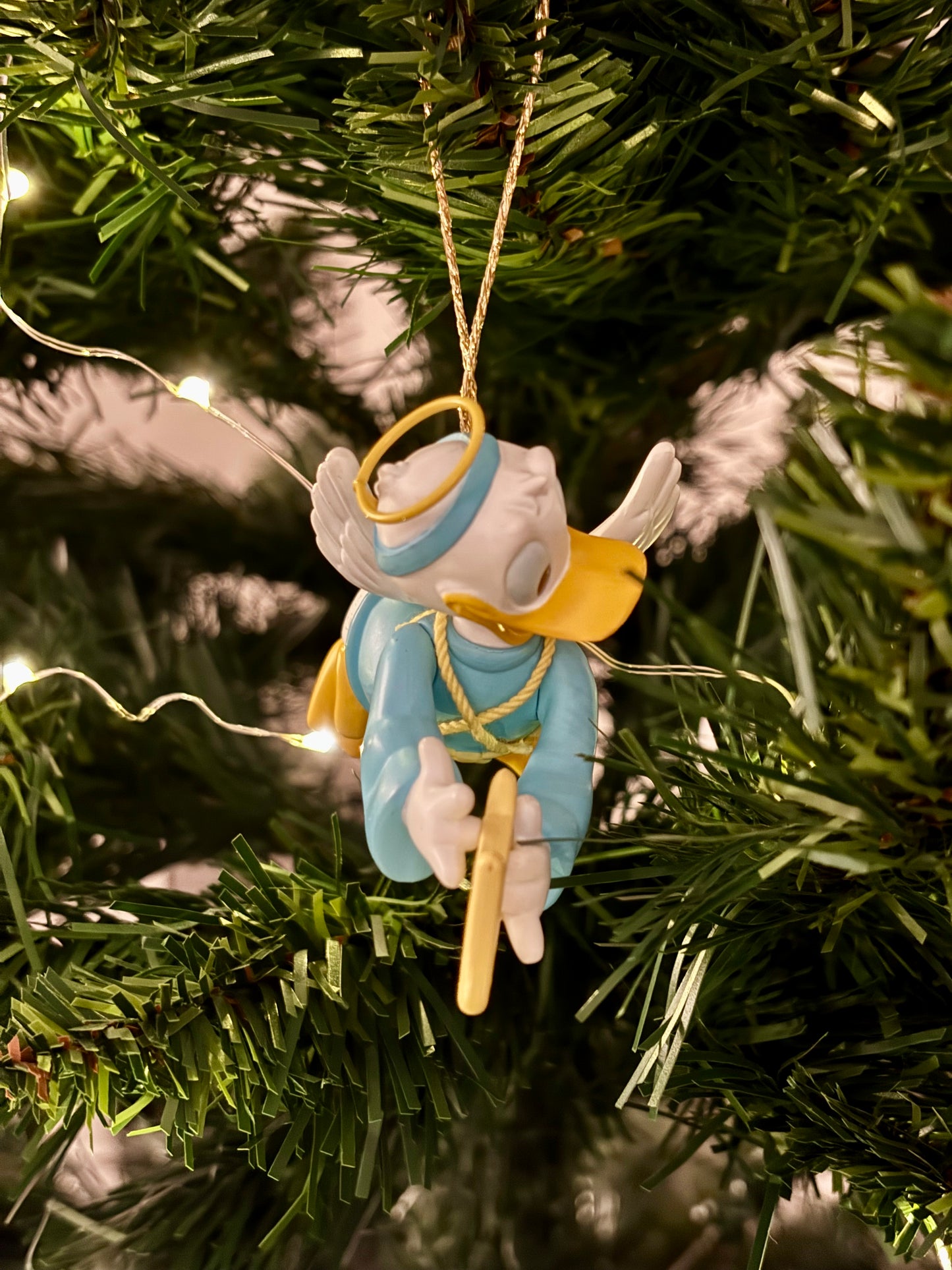 Angel Donald Duck Christmas Decoration