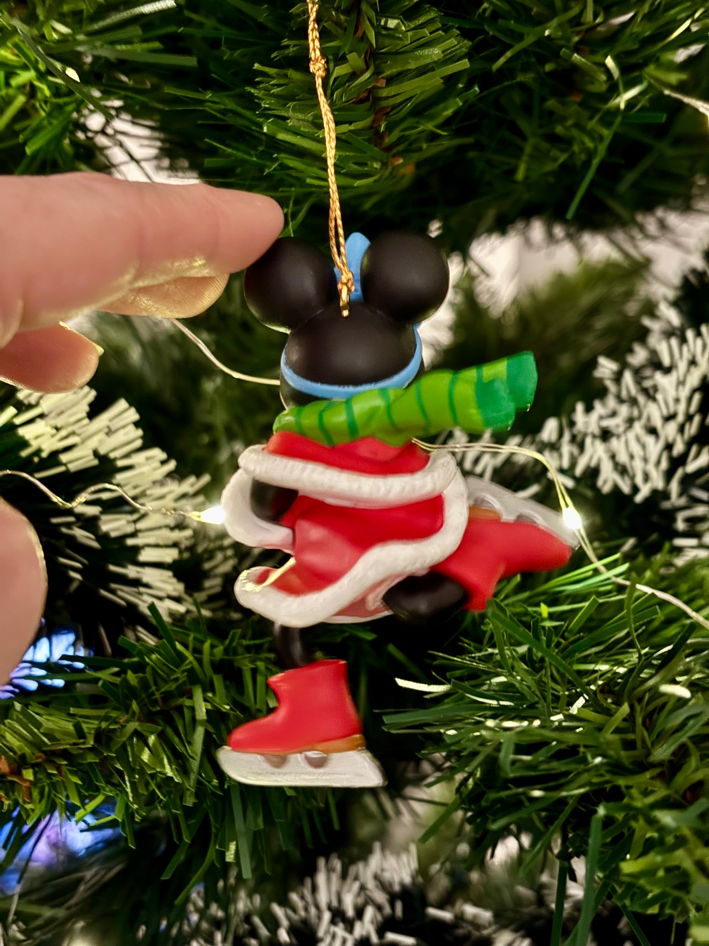 Minnie Mouse Ice Skating Christmas Decoration