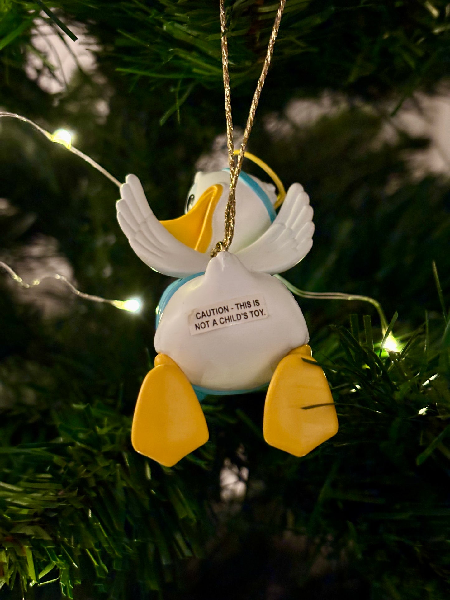 Angel Donald Duck Christmas Decoration