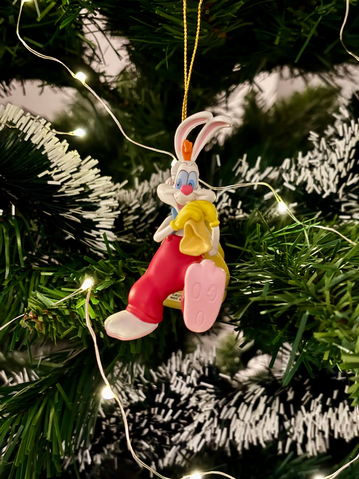 Roger Rabbit with Presents Sack Christmas Decoration