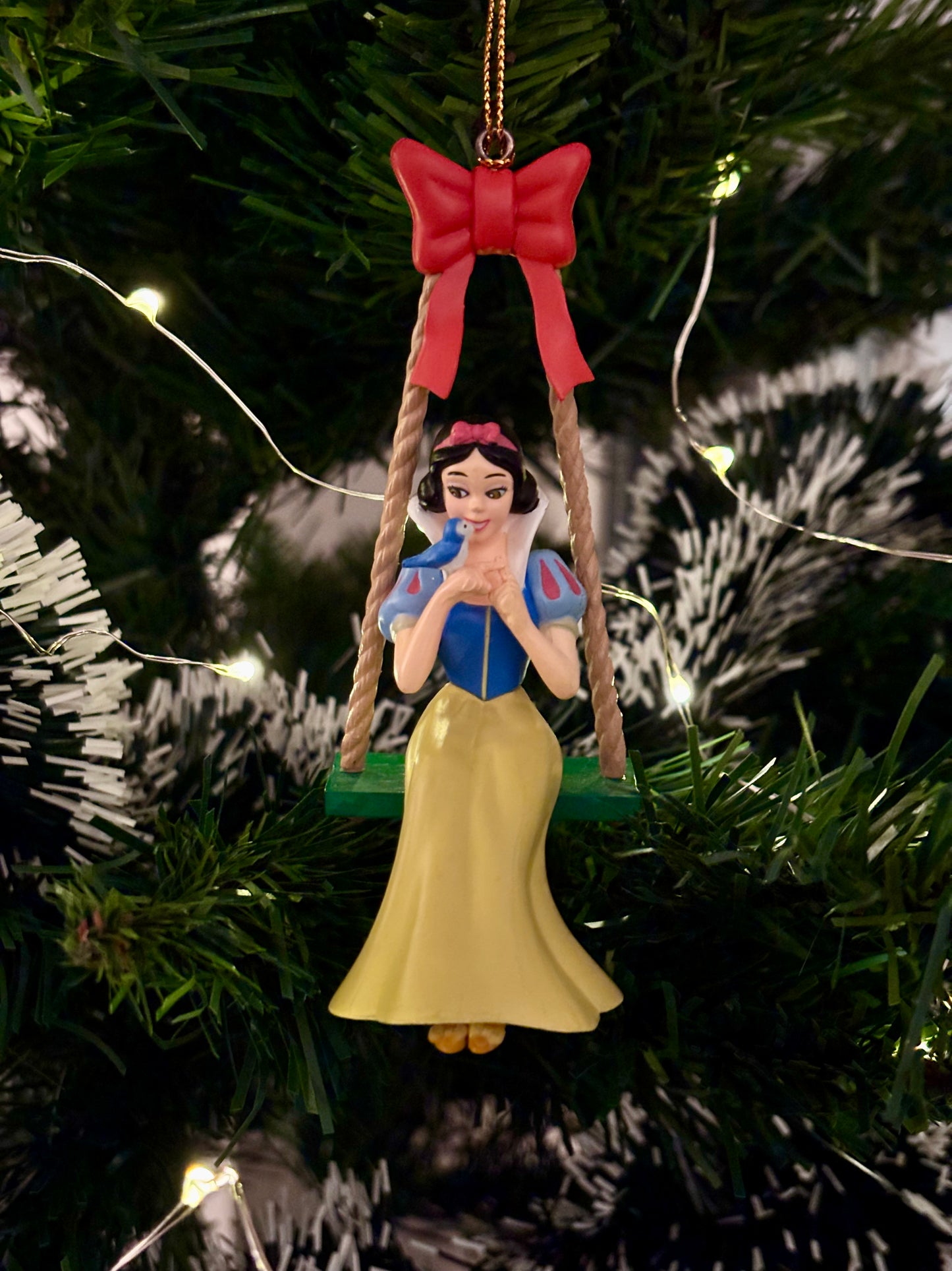 Snow White on Swing Christmas Decoration