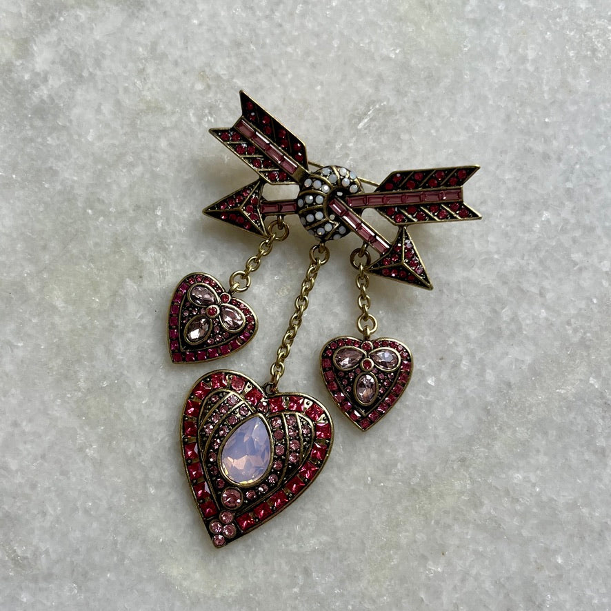 Heidi Daus 'Lots of Love' Brooch