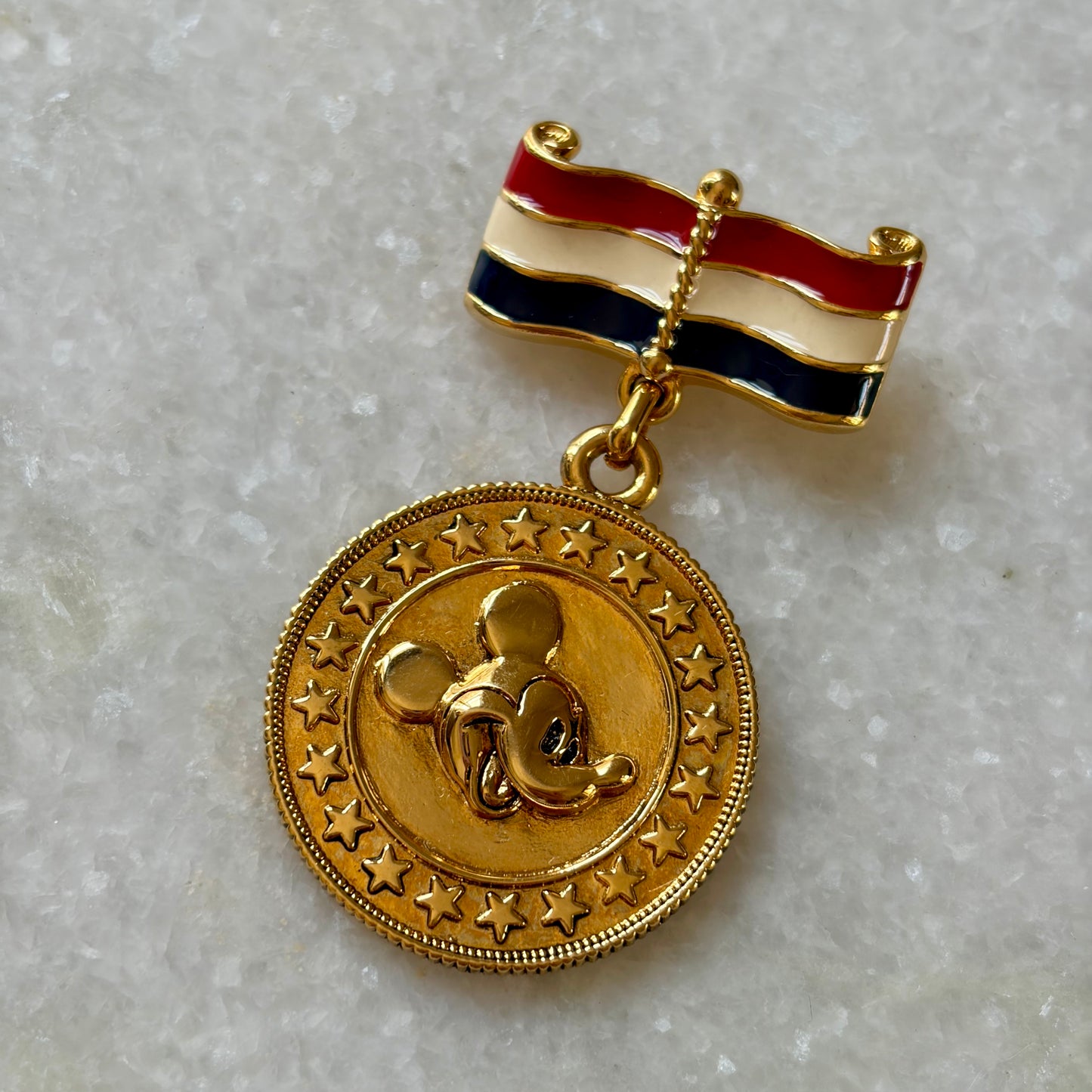 Napier x Disney Mickey Mouse Medal Brooch