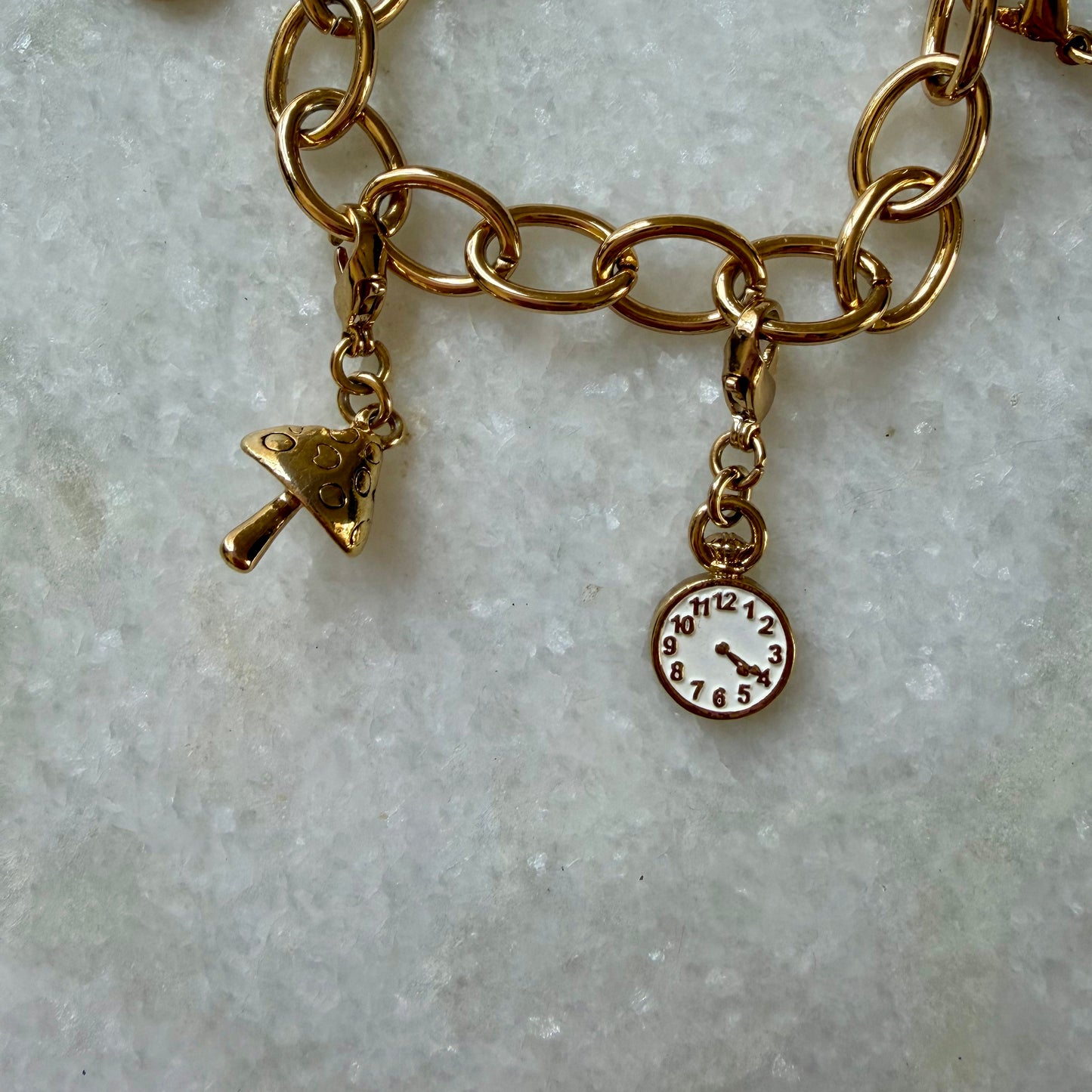 Disney Couture Alice in Wonderland Charm Bracelet