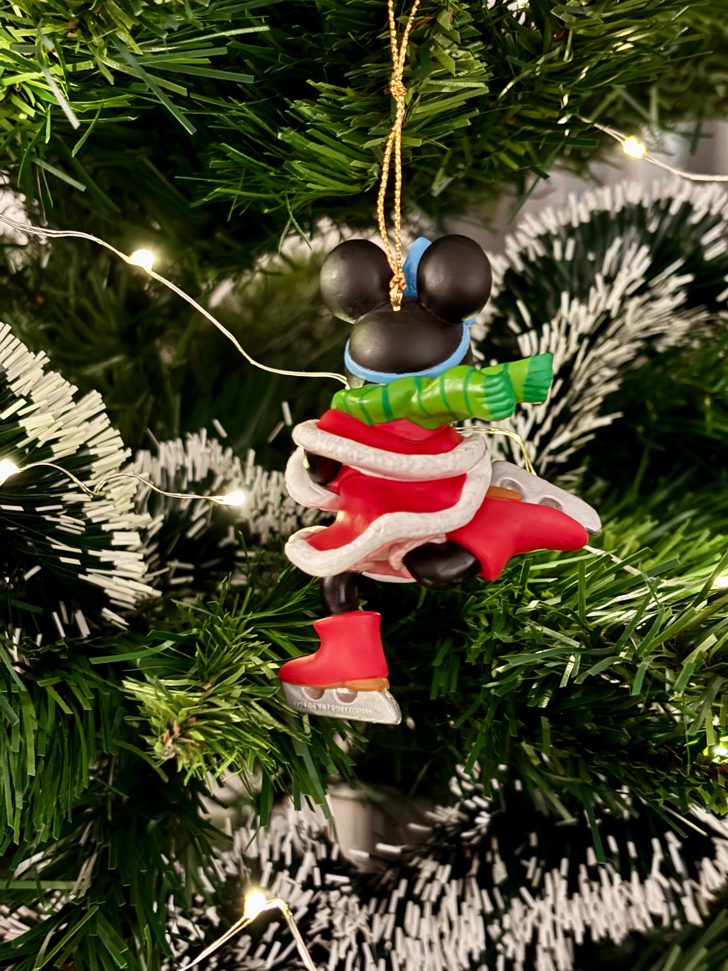 Minnie Mouse Ice Skating Christmas Decoration