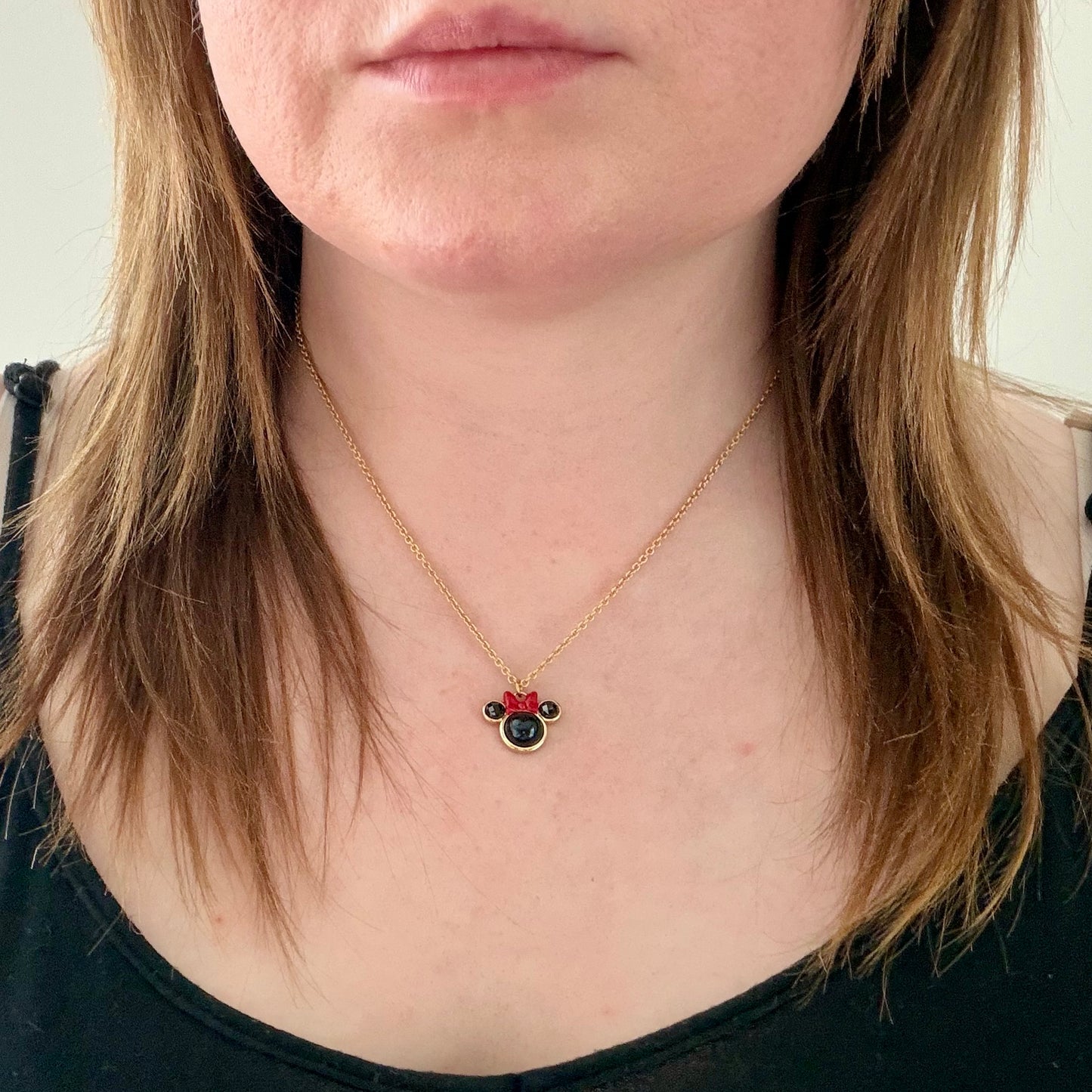 Kate Spade x Disney Minnie Mouse Pendant Necklace