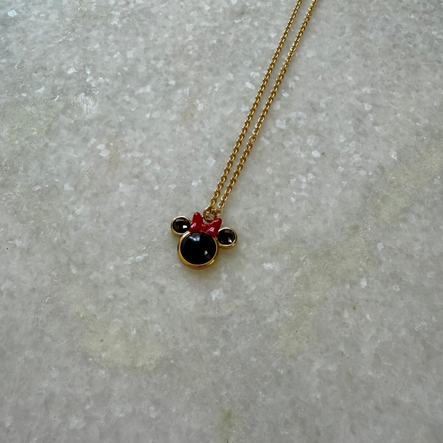 Kate Spade x Disney Minnie Mouse Pendant Necklace