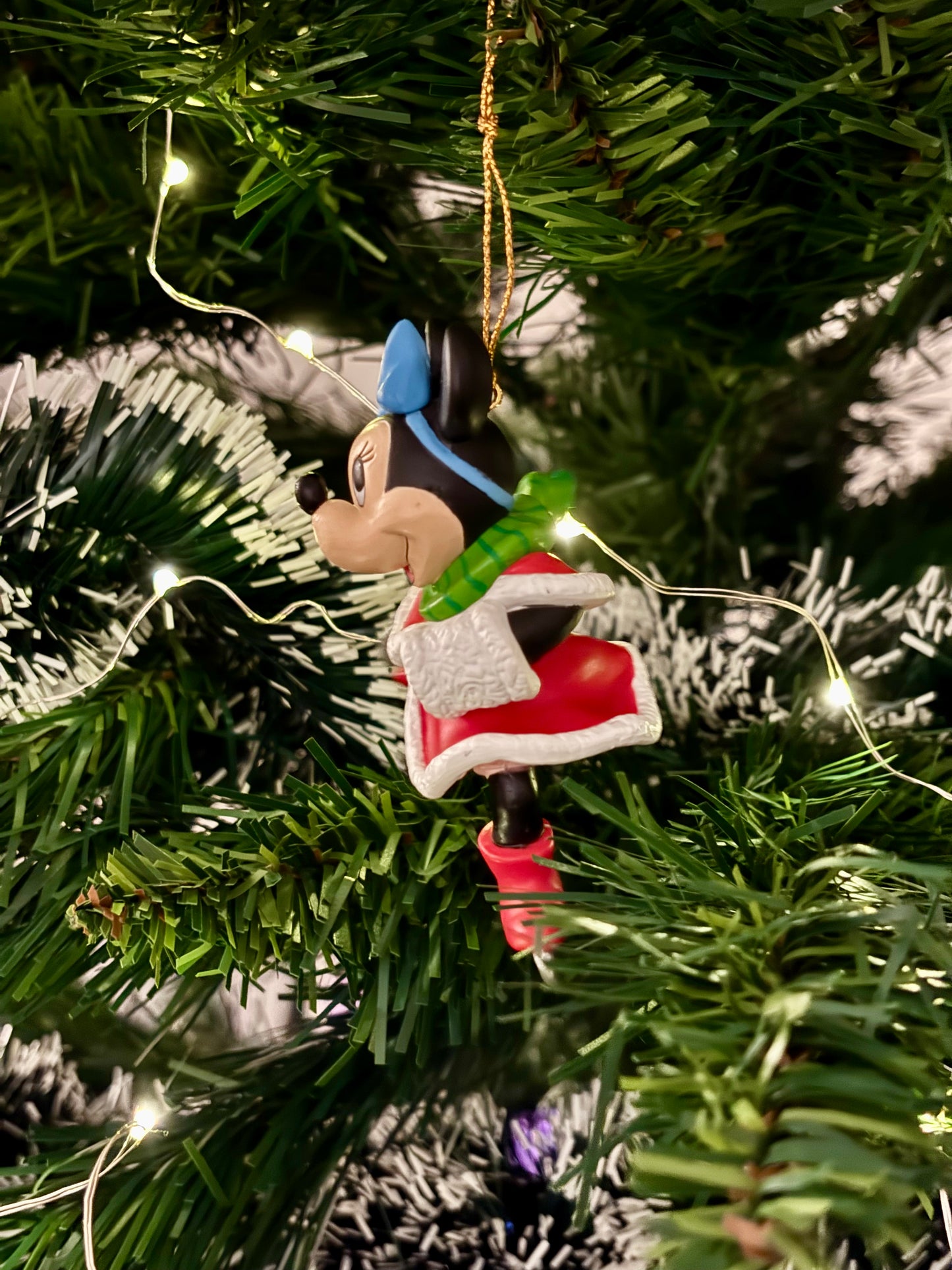 Minnie Mouse Ice Skating Christmas Decoration